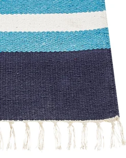 Tappeto NORATUS Multicolore 80 x 300 cm Cotone Kilim