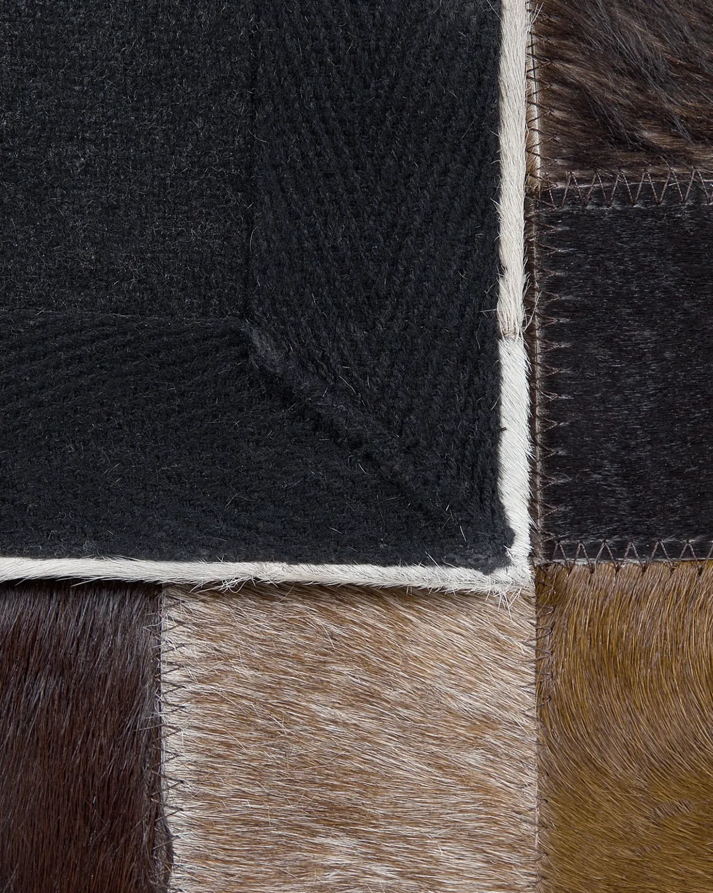 Tappeto OKCULU Marrone 140 x 200 cm Pelle naturale