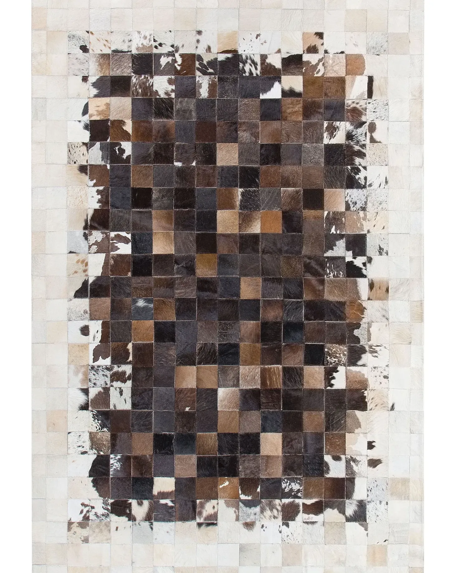 Tappeto OKCULU Marrone 140 x 200 cm Pelle naturale