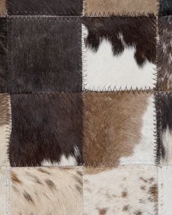 Tappeto OKCULU Marrone 140 x 200 cm Pelle naturale