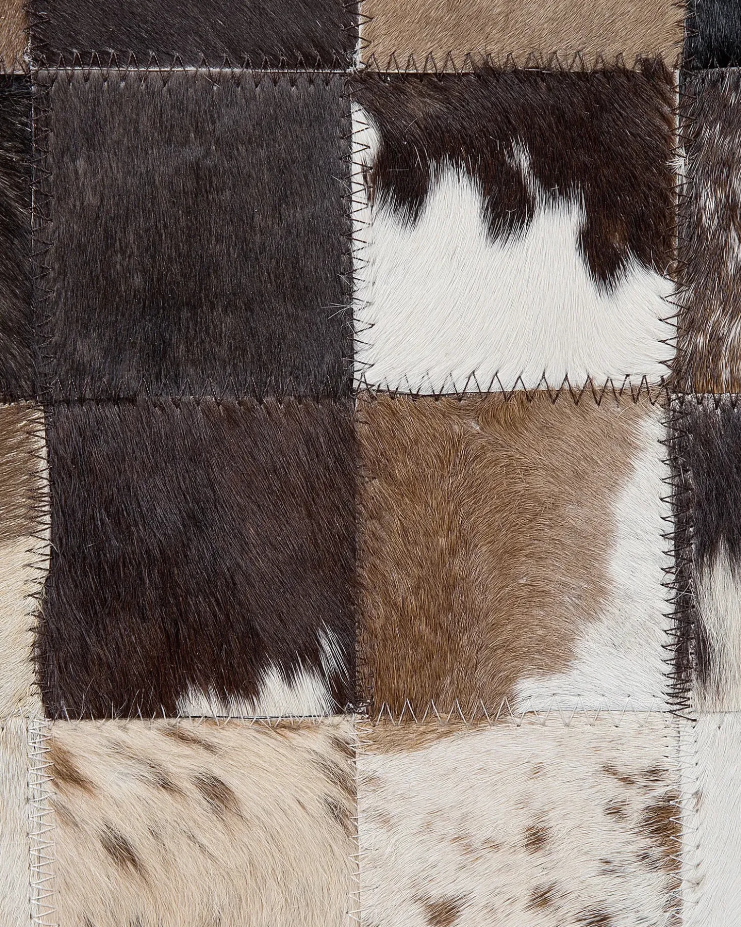 Tappeto OKCULU Marrone 140 x 200 cm Pelle naturale