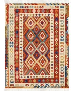 Tappeto OSHAKAN Multicolore 160 x 230 cm Lana Kilim