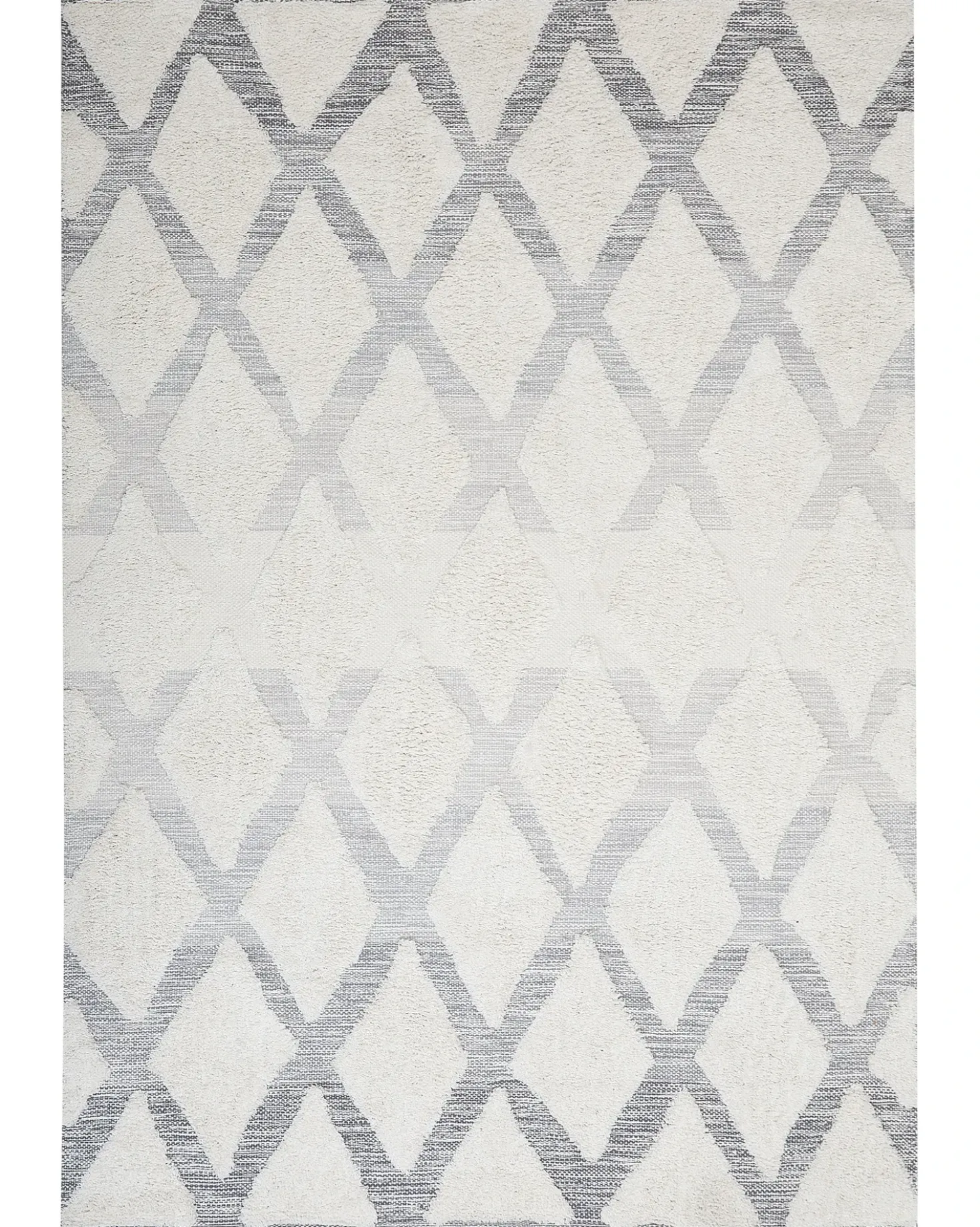 Tappeto PENDIK Beige chiaro 140 x 200 cm Cotone