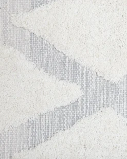 Tappeto PENDIK Beige chiaro 140 x 200 cm Cotone
