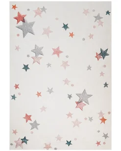 Tappeto per bambini ALPOUD Bianco 140 x 200 cm Cotone