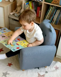 Tappeto per bambini ALPOUD Bianco 140 x 200 cm Cotone