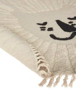 Tappeto per bambini BADHANI Beige ø 140 cm Cotone