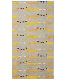 Tappeto per bambini BANKGO Grigio 80 x 150 cm Cotone