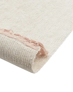 Tappeto per bambini BAZALETI Beige chiaro 140 x 200 cm Cotone