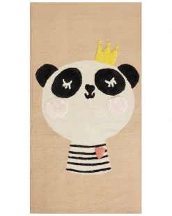 Tappeto per bambini BUNAN Beige 80 x 150 cm Cotone