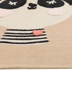 Tappeto per bambini BUNAN Beige 80 x 150 cm Cotone
