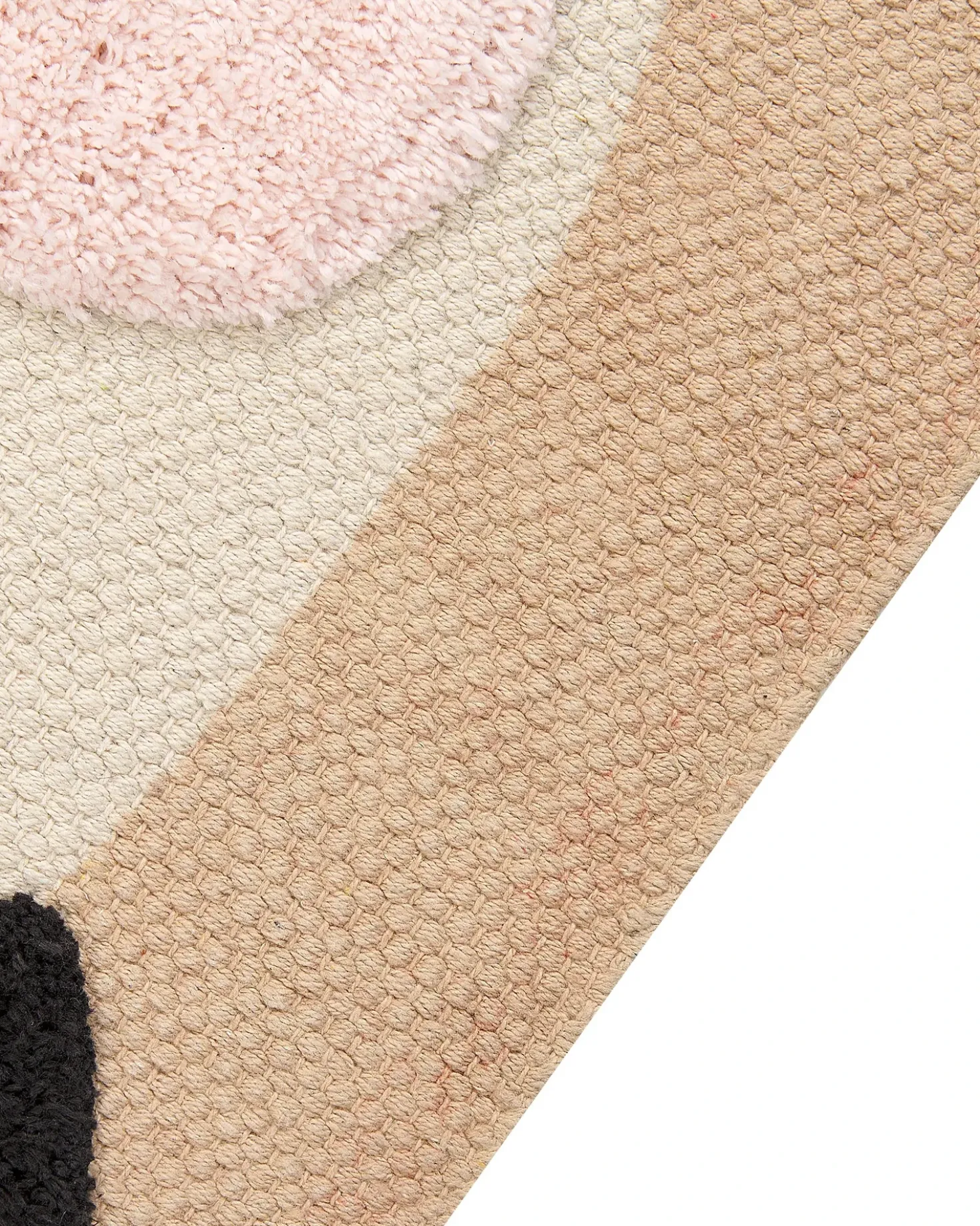 Tappeto per bambini BUNAN Beige 80 x 150 cm Cotone