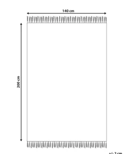 Tappeto per bambini CAPARLI Rosa 140 x 200 cm Cotone