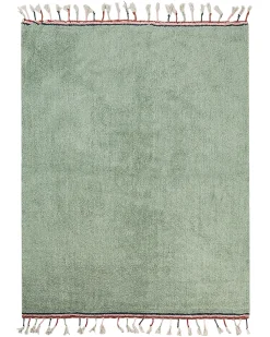 Tappeto per bambini CAPARLI Verde chiaro 140 x 200 cm Cotone