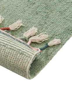 Tappeto per bambini CAPARLI Verde chiaro 140 x 200 cm Cotone