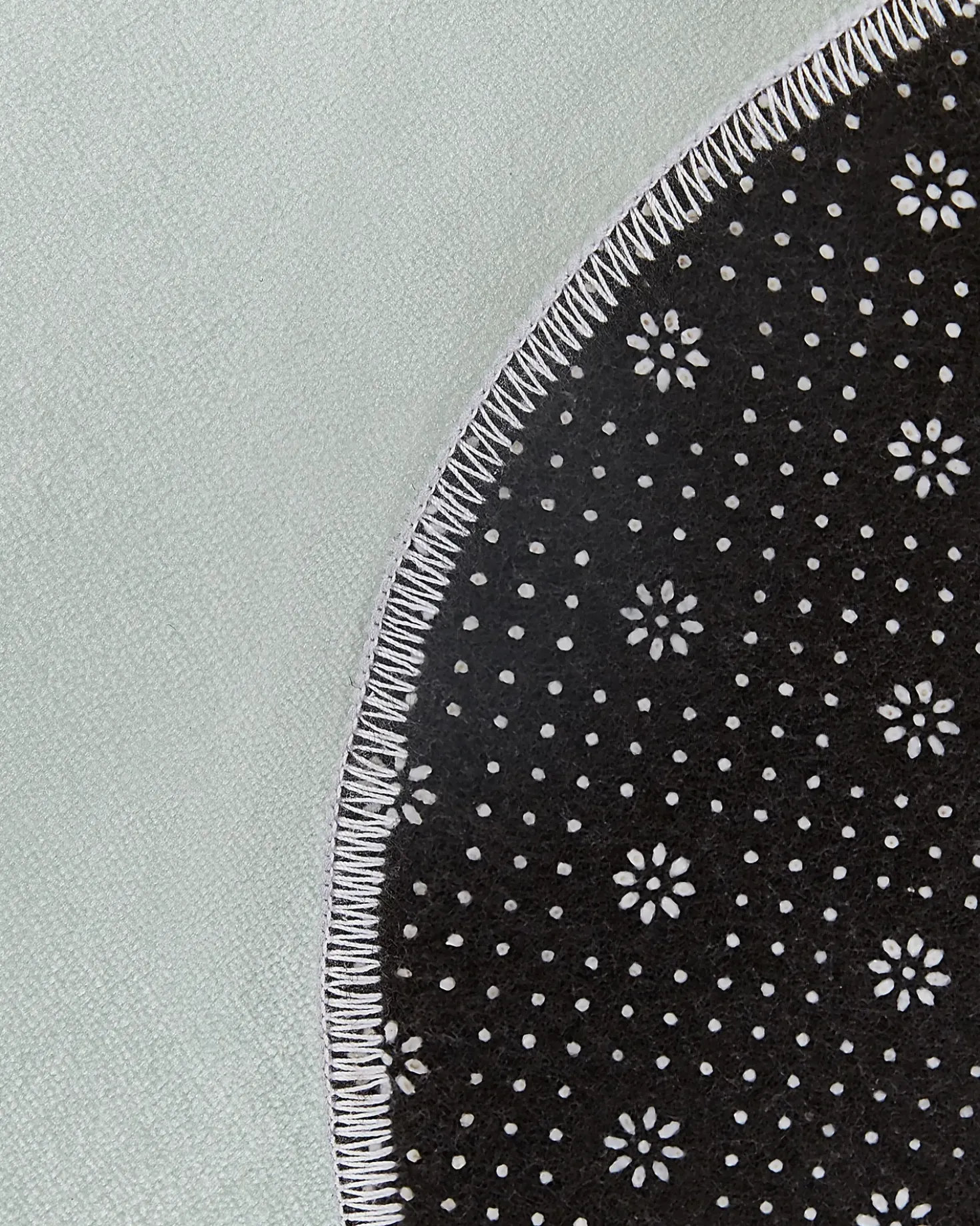 Tappeto per bambini CUMULUS Verde menta 90 x 120 cm