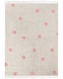 Tappeto per bambini DARDERE Rosa 140 x 200 cm Cotone