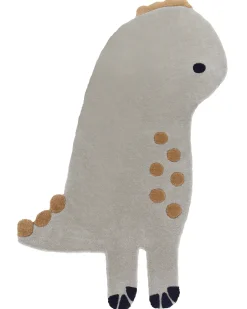 Tappeto per bambini DINO Grigio 100 x 160 cm Lana