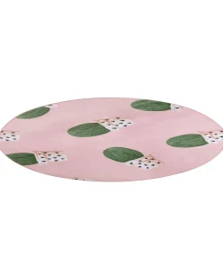 Tappeto per bambini ELDIVAN Rosa ø 120 cm