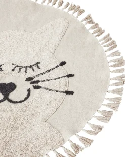 Tappeto per bambini ETSERI Beige ø 120 cm Cotone