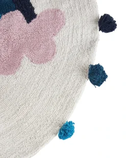 Tappeto per bambini GORISA Multicolore ø 120 cm Cotone