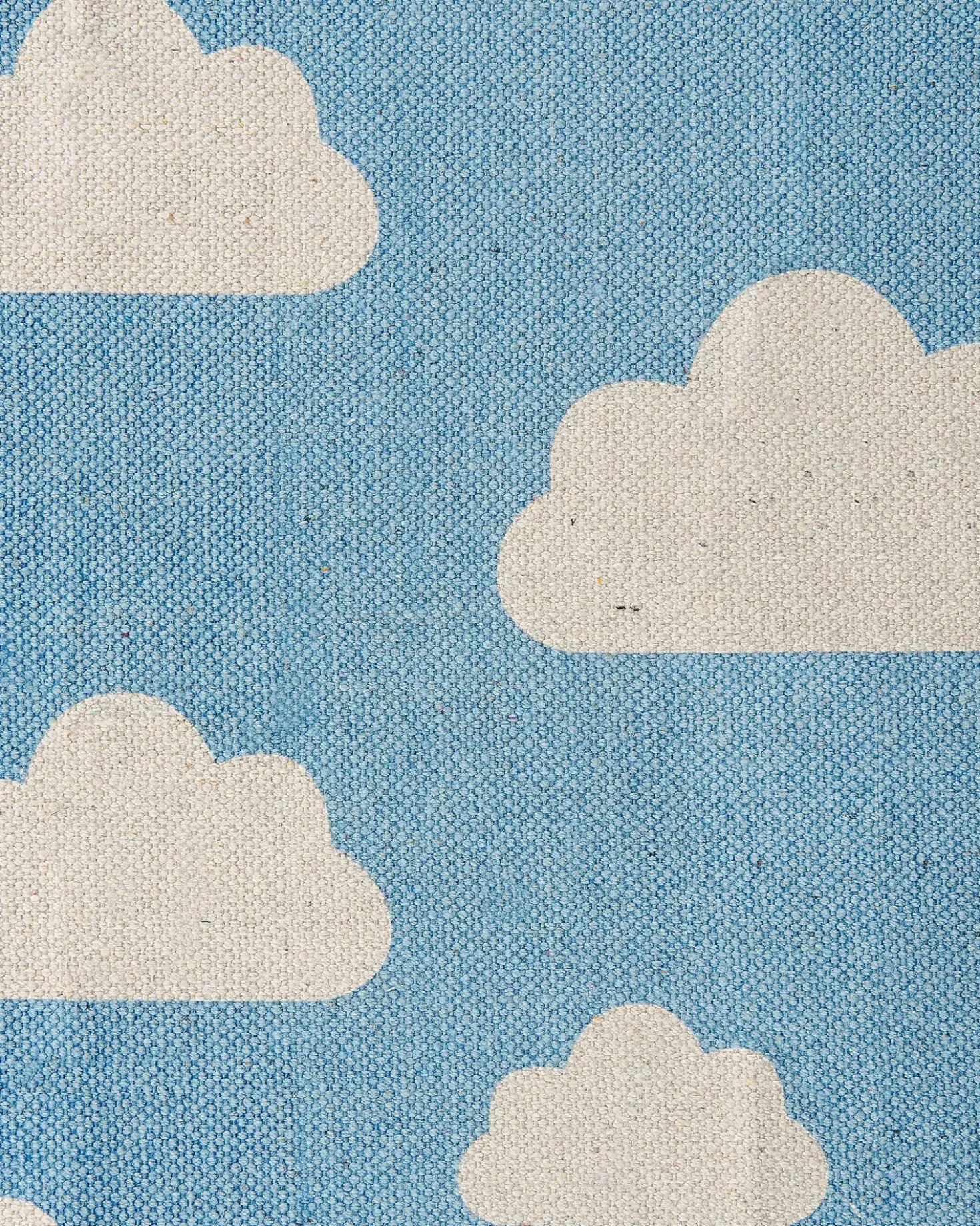 Tappeto per bambini GWALIJAR Blu 60 x 90 cm Cotone