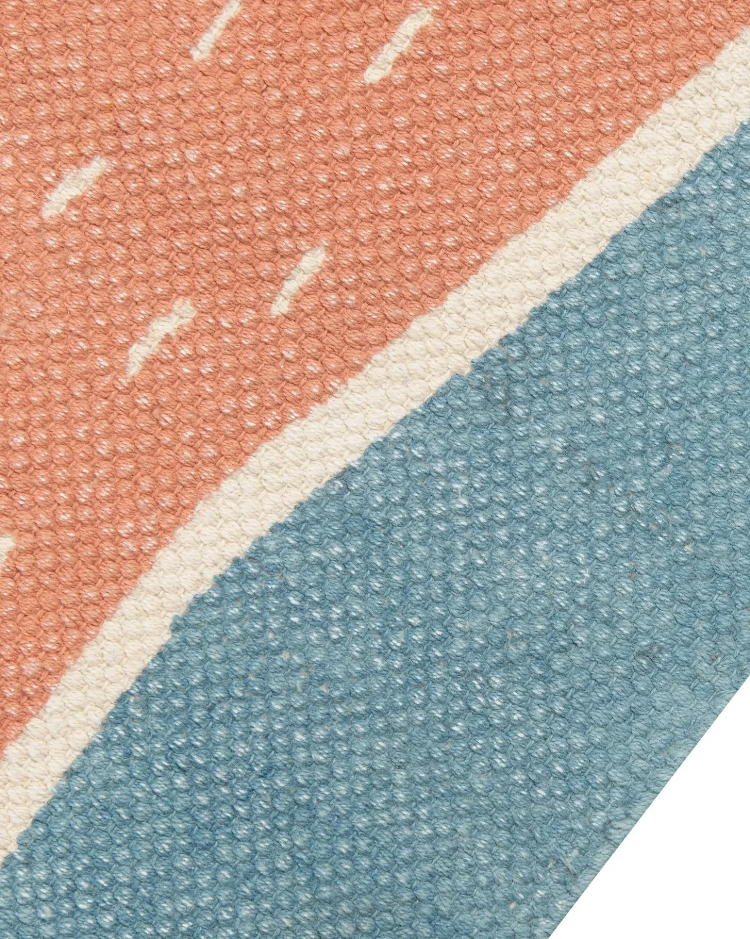 Tappeto per bambini ISAK Blu 80 x 150 cm Cotone