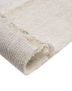Tappeto per bambini KHIDARI Bianco sporco Senape 140 x 200 cm Cotone