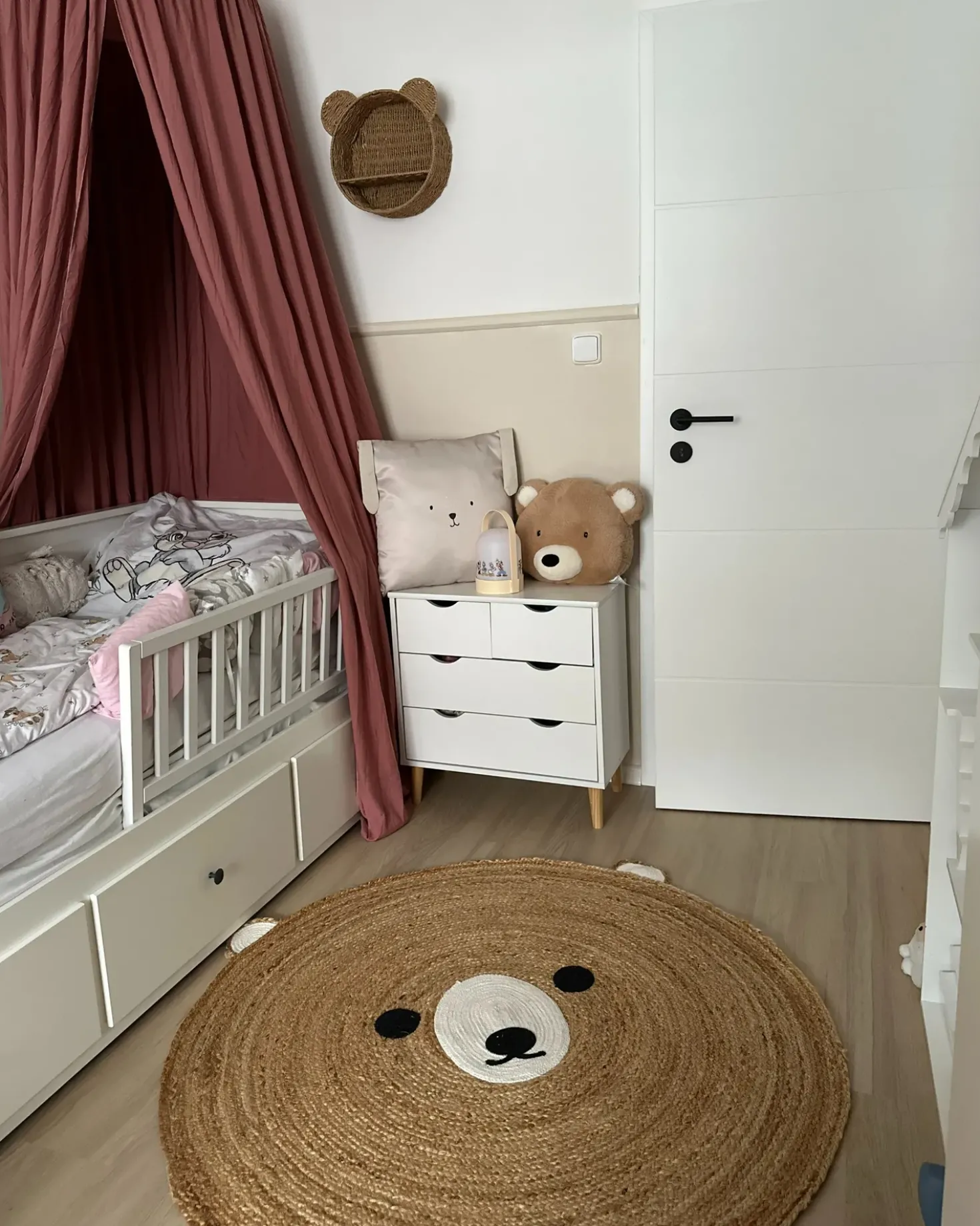 Tappeto per bambini KOSALAR Beige ø 120 cm Iuta
