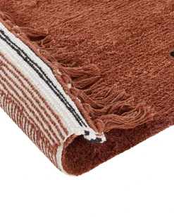Tappeto per bambini LAZA Marrone 140 x 200 cm Cotone