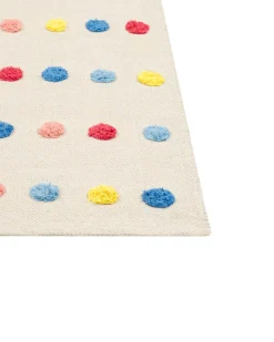 Tappeto per bambini LELES Beige 80 x 150 cm Cotone