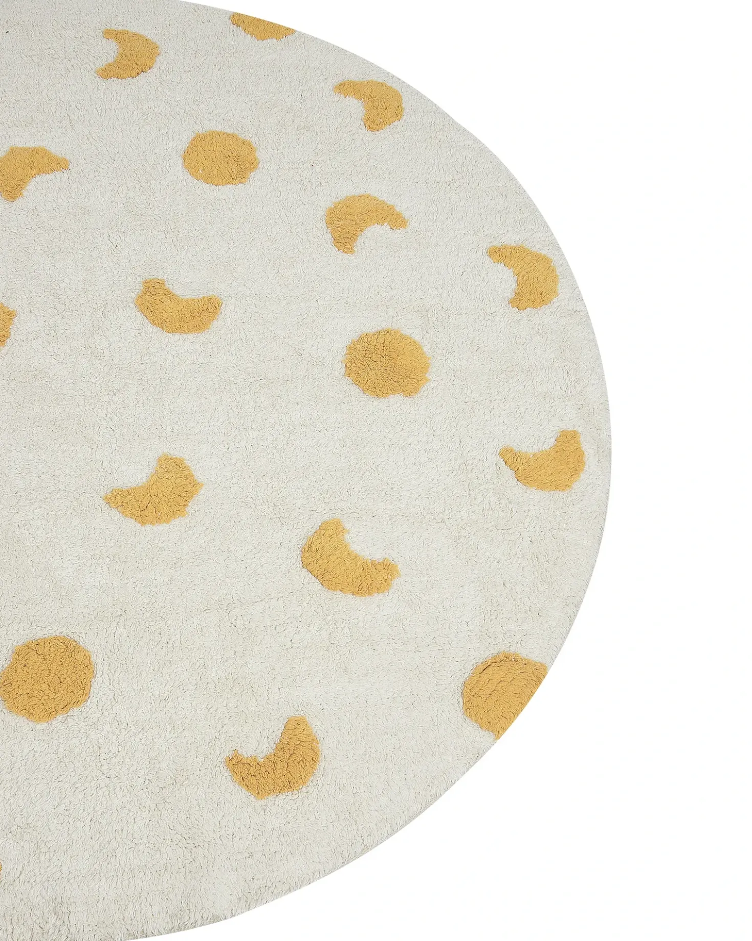 Tappeto per bambini LOTI Beige ø 140 cm Cotone