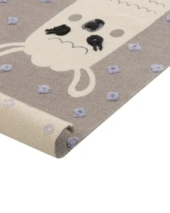Tappeto per bambini LUBUK Marrone 80 x 150 cm Cotone
