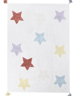 Tappeto per bambini MEREVI Multicolore 140 x 200 cm Cotone