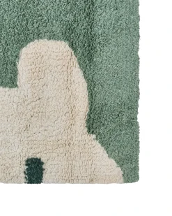 Tappeto per bambini MOKHVA Verde 160 x 230 cm Cotone