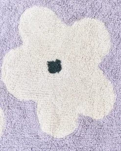 Tappeto per bambini MOKHVA Viola chiaro 140 x 200 cm Cotone