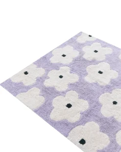 Tappeto per bambini MOKHVA Viola chiaro 140 x 200 cm Cotone
