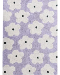 Tappeto per bambini MOKHVA Viola chiaro 140 x 200 cm Cotone