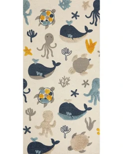 Tappeto per bambini PORSEA Multicolore 80 x 150 cm Cotone