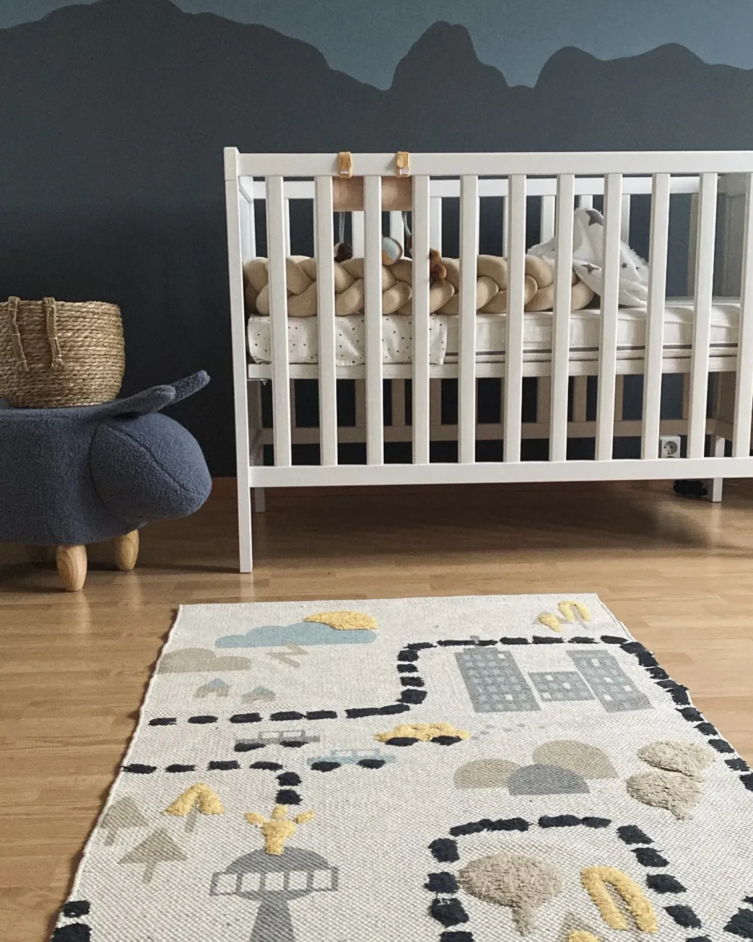 Tappeto per bambini SAZAK Multicolore 80 x 150 cm Cotone