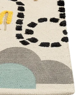 Tappeto per bambini SAZAK Multicolore 80 x 150 cm Cotone