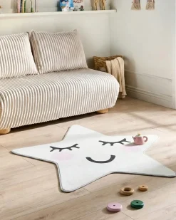 Tappeto per bambini SIRIUS Bianco 120 x 120 cm