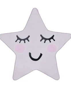 Tappeto per bambini SIRIUS Rosa pastello 120 x 120 cm