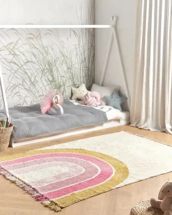 Tappeto per bambini TATARLI Rosa 140 x 200 cm Cotone