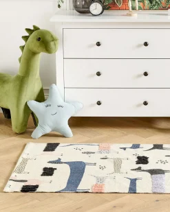 Tappeto per bambini TEMIAJ Multicolore 80 x 150 cm Cotone