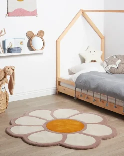 Tappeto per bambini THUMBELINA Bianco sporco ø 120 cm Lana