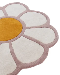 Tappeto per bambini THUMBELINA Bianco sporco ø 120 cm Lana