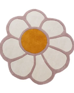 Tappeto per bambini THUMBELINA Bianco sporco ø 120 cm Lana