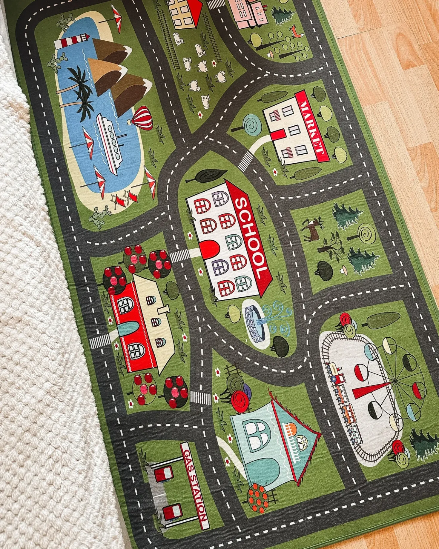 Tappeto per bambini TUTAK Verde 80 x 150 cm