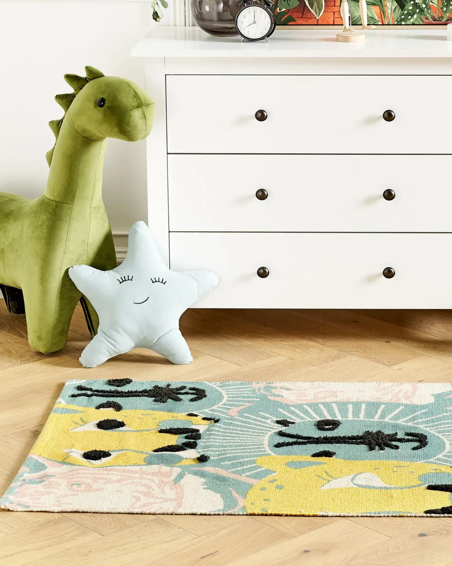 Tappeto per bambini TUTUT Multicolore 80 x 150 cm Cotone